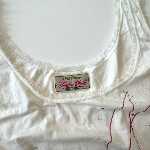 Hysteric Glamour "Tinker Bell" Vintage Graphic Tank Top - Picture 4 of 4